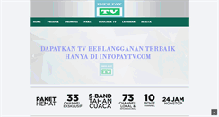 Desktop Screenshot of infopaytv.com